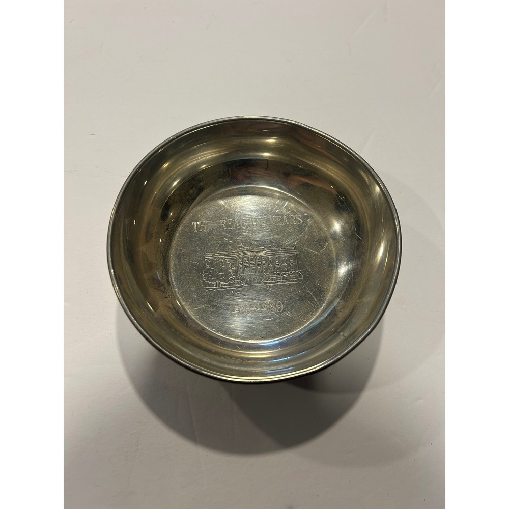 Salisbury Pewter The Reagan Years 1981-1989 White House Commemorative Bowl